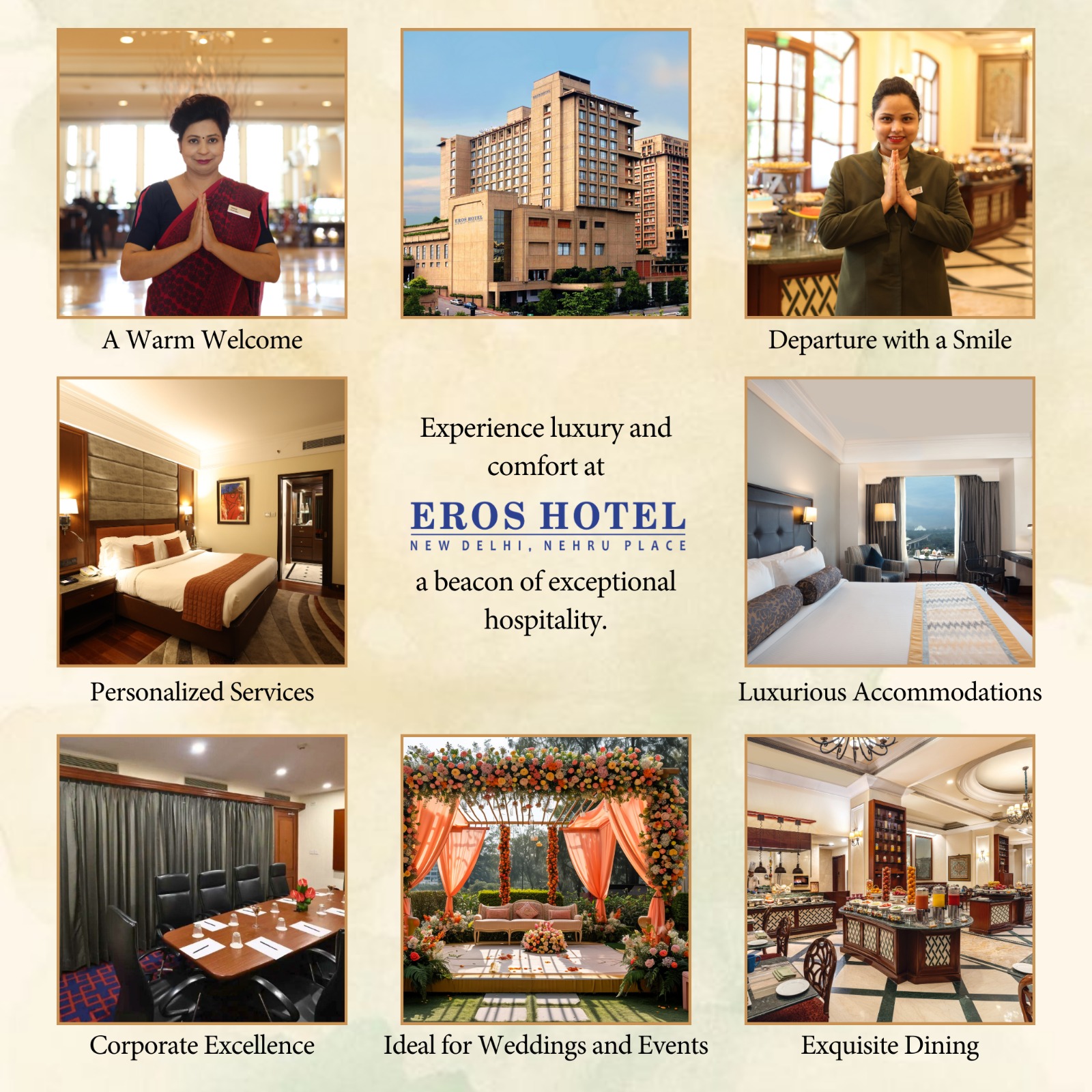 The Signature Hospitality of Eros Hotel New Delhi: From Arrival to Farewell