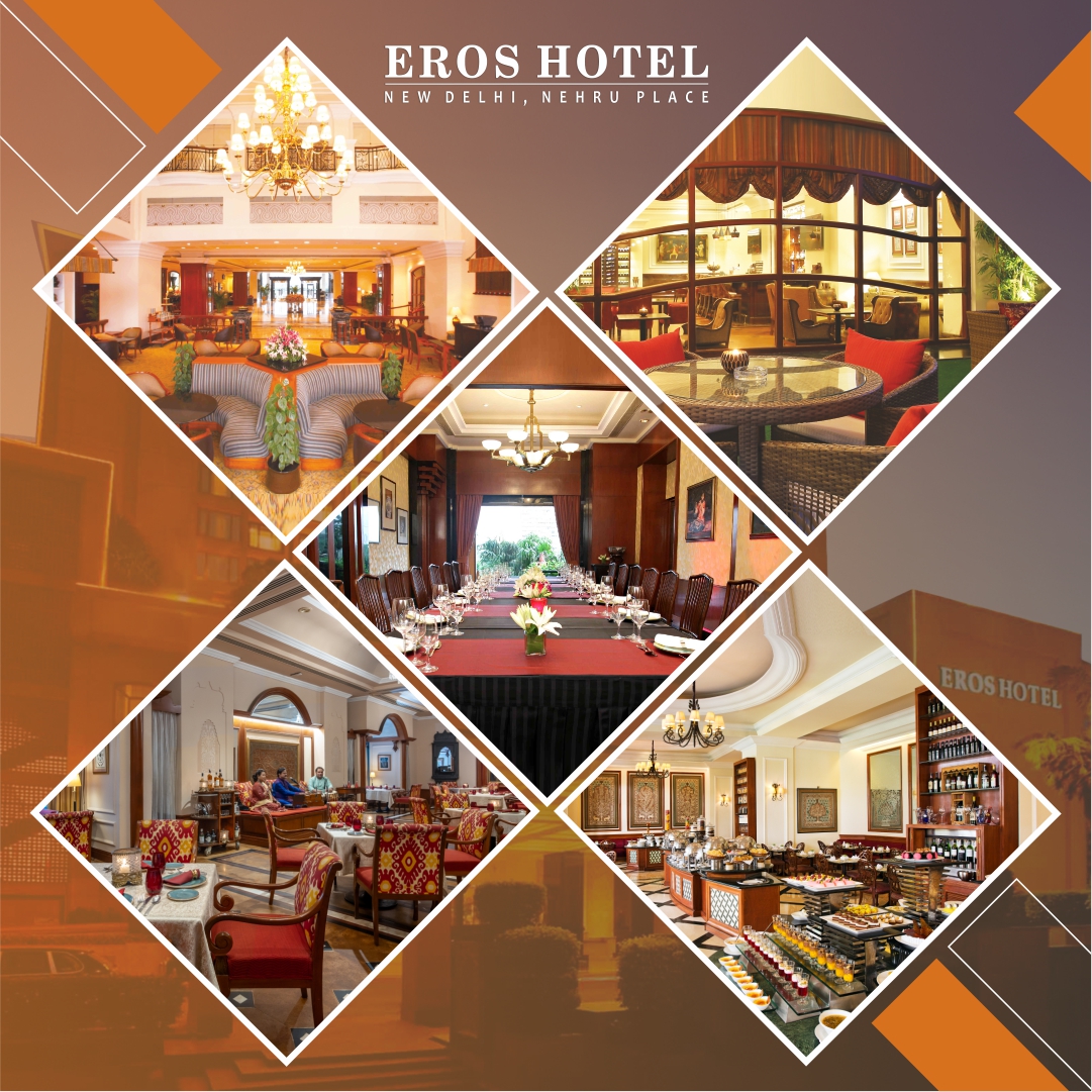 Gourmet Delights: Dining Options at Eros Hotel's Restaurants