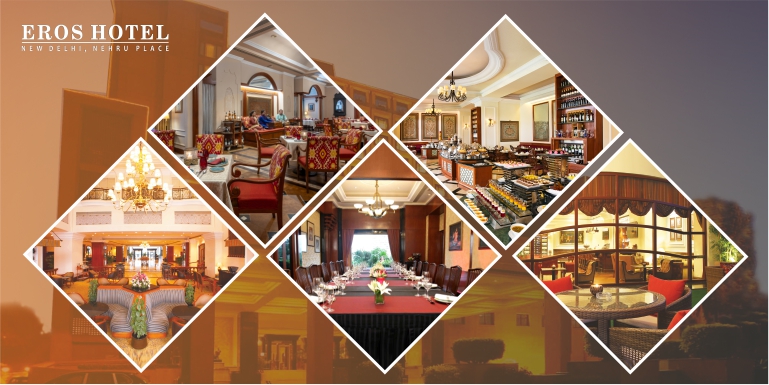 Gourmet Delights: Dining Options at Eros Hotel's Restaurants